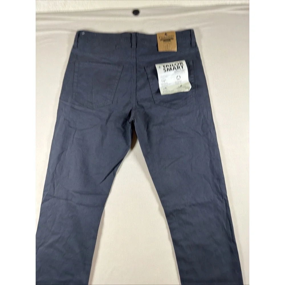 Tailor Vintage NWT Mens 30x32 Tailor Smart Pants Dark Gray Canaan Slim Fit